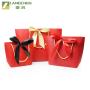 Custom Logo Print Luxury Packaging Shopping Gift Paper Bag Jewelry Bag With Handle And Ribbon For Clothing And Jewelry