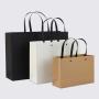 Wholesale Good Quality Portable Recycled Brown Kraft Paper Garment Gift Bag With Customized Printed