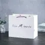 Fabrication Grossiste de Sacs en Papier Personnalisés Blanc sur Mesure avec Logo Fabrication Grossiste de Sacs en Papier Personnalisés Blanc sur Mesure avec Logo