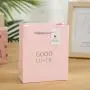 Customized simple good raw material necklace jewelry gift packaging carry-on paper bag with handles