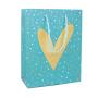 Customized High Quality Luxury Portable Dot Pattern Types Printed Paper Gift Bags With Handles