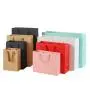 High Quality Eco-friendly Recycled Kraft Gift Paper Garment Bags For Packaging Clothing With Custom Logo