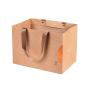Wholesale High Quality Low Price Large Handmade Hard Kraft Paper Gift Bag With Custom Logo