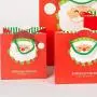 Wholesale Hot Selling High Quality Christmas Paper Gift Packaging Bags With Custom Logo