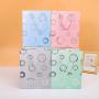 Wholesale Custom High Quality Ivory Board Handle Simple Paper Gift Bags Packaging For Shopping