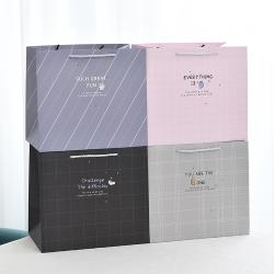 Luxury High Quality Handmade Delicate Paperboard Gift Packaging Bag With Custom Design Logo