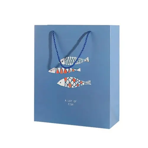 Großhandel Niedrige Kleine Bunte Cartoon Druck Papier Taschen Geschenkverpackung Mit Griffen