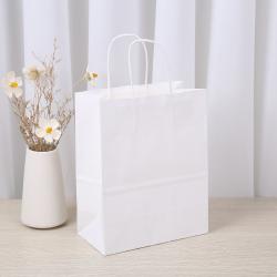 Luxury Paper Kraft Bag Handle Gift Bags Custom Shopping Paper Bag With Logo