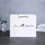 Fabrication Grossiste de Sacs en Papier Personnalisés Blanc sur Mesure avec Logo Fabrication Grossiste de Sacs en Papier Personnalisés Blanc sur Mesure avec Logo