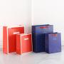 Customized Classic Portable Recycled Striped Wave Dot Boutique Shopping Paper Gift Bags Packaging