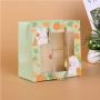 Wholesale Custom Low Price Recyclable Portable Clear Window Paper Gift Bag Packaging Handles
