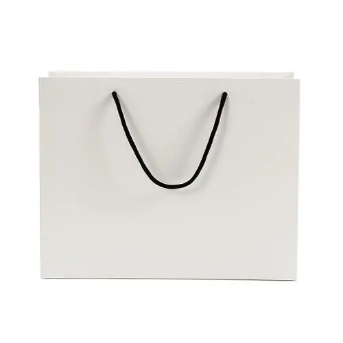 Luxury Fancy Portable White Shopping Paper Ivory Board Gift Bags Packaging With Your Own Logo Luxury Fancy Portable White Shopping Paper Ivory Board Gift Bags Packaging With Your Own Logo