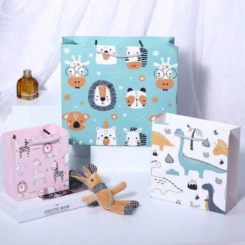 Wholesale Various Styles Colorful Cartoon Printing Boutique Shopping Paper Gift Packaging Bag With Custom Your Own Logo Wholesale Various Styles Colorful Cartoon Printing Boutique Shopping Paper Gift Packaging Bag With Custom Your Own Logo