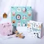 Wholesale Various Styles Colorful Cartoon Printing Boutique Shopping Paper Gift Packaging Bag With Custom Your Own Logo