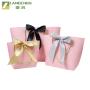 Hot Selling Custom Logo Lovely Fancy Shopping Bag Recycled Wedding Premium Jewelry Gift Packaging Paper Bag With Ribbon Bow Tie