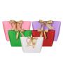 Custom Logo Print Luxury Packaging Shopping Gift Paper Bag Jewelry Bag With Handle And Ribbon For Clothing And Jewelry