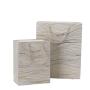 Wholesale Simple Delicate Gold Stamping Printed Paper Gift Packaging Bag With Custom Design Logo