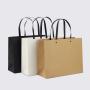 Wholesale Good Quality Portable Recycled Brown Kraft Paper Garment Gift Bag With Customized Printed