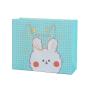 New Design Custom Logo Rectangular Lovely Cute Paper Gift Bags Packaging With Handles