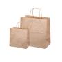 Reusable Kraft Paper Bag Eco Friendly Shopping Paper Garment Bags With Logos