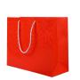 High Quality Manufacture Large Capacity Red Color Printed Paper Packaging Shopping Bags With Custom Logo