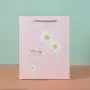 Schöne, individuell bedruckte Gipsblumen-Papierbeutel für Geschenke – Feine Boutiq-Papierbeutel.