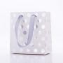 Wholesale Hot Sale Luxury Gold Stamping Dots Printed Shopping Paper Gift Bags Packaging