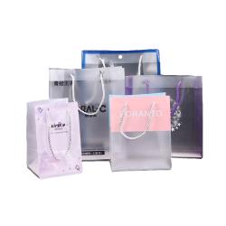 Handmade Hot Selling Reasonable Transparent Frosting Color Printing Boutique Shopping Plastic Pet Gift Bags For Packaging