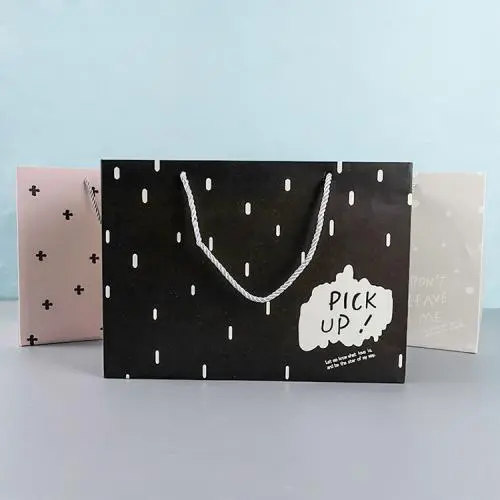 Neues Design Luxuriöse Einfache Lieferung Individuelle Wiederverwendbare Bedruckte Papiertüten Geschenkverpackung