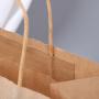 Reusable Kraft Paper Bag Eco Friendly Shopping Paper Garment Bags With Logos