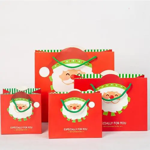 Großhandel, Bestseller, Hochwertige Weihnachtsgeschenkpapiersäcke mit individuellem Logo