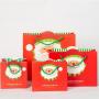 Wholesale Hot Selling High Quality Christmas Paper Gift Packaging Bags With Custom Logo
