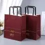 Sac en papier de luxe personnalisé avec prix réduit pour shopping, avec anses en ruban. Sac en papier de luxe personnalisé avec prix réduit pour shopping, avec anses en ruban.