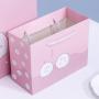 New design hot sale portable recycled cute color printing gift paper bagd with custom own logo