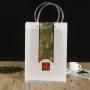 Promotional Custom Logo Plastic Pvc Shopping Bags Transparent Clear Gift Bags With Handle