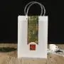 Promotional Custom Logo Plastic Pvc Shopping Bags Transparent Clear Gift Bags With Handle