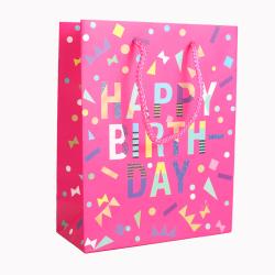 Wholesale Cute Cartoon Birthday Gift Bag Customized Holiday Paper Gift Bag Packaging