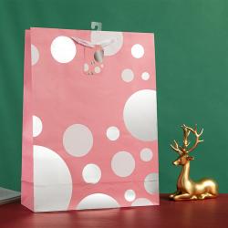 Manufacture Factory Spot Coated Gold Stamping Paper Gift Bag Packaging With Printing Logo