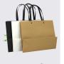 Wholesale Good Quality Portable Recycled Brown Kraft Paper Garment Gift Bag With Customized Printed