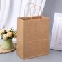 Wholesale Cheap Price Customized Shopping Bags Reusable Brown Bags Kraft Paper