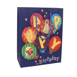 Wholesale Cute Cartoon Birthday Gift Bag Customized Holiday Paper Gift Bag Packaging