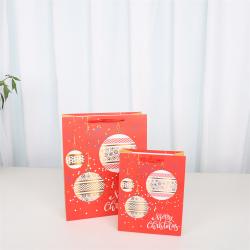 Hot Selling High Quality Reasonable Christmas Paper Gift Bag For Packaging With Custom  Logo