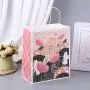 2021 Maßgeschneiderte Griff-Boutique-Geschenkpapier-Taschen mit Logo