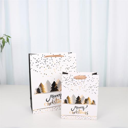 Hot Selling High Quality Reasonable Christmas Paper Gift Bag For Packaging With Custom  Logo