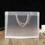 Wholesale Custom Logo Clear Pvc Plastic Shopping Bag Foldable Shopping Bag