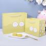 New design hot sale portable recycled cute color printing gift paper bagd with custom own logo
