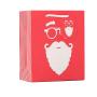 Hot Selling Custom Logo Festive Christmas Paper Gift Packaging Bags With Handles