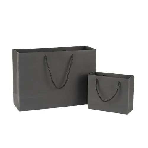Wholesale Simple Eco Premium Clothing Shopping Paper Gift Bag With Custom Printing Logo