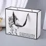 Personalisierte Markenbedruckte Logo Luxus Boutique Einkaufspapiertüten Geschenktüten