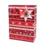 Sacs d'emballage cadeaux de conception élégante et festive, imprimés sur 4 couleurs, design personnalisé pour Noël. Sacs d'emballage cadeaux de conception élégante et festive, imprimés sur 4 couleurs, design personnalisé pour Noël.